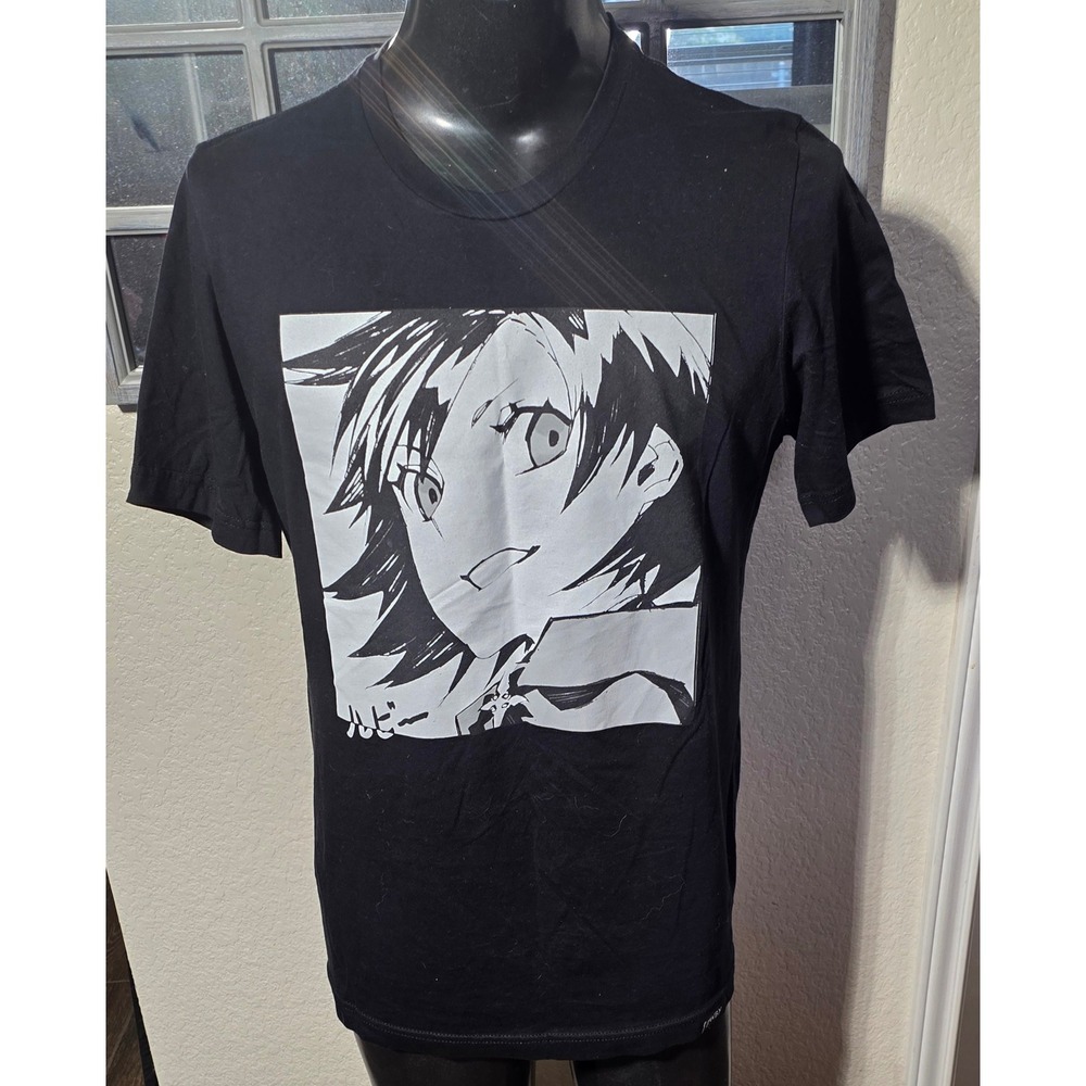 RWBY Ruby Rose Graphic T-Shirt Mens Large Black Manga Anime Rooster Teeth Tee